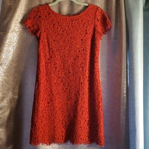 Zara burnt orange dress